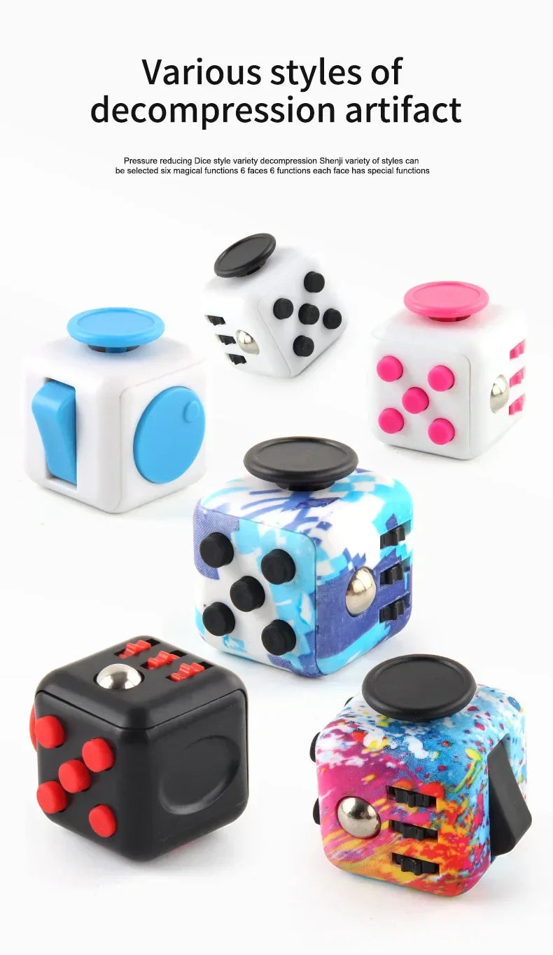 Fidget Decompression toy Infinity Stress cubes Antistress Toys Anti-stress Kids Anti Stress Games For Adults antistress anxiety by Smarsty
