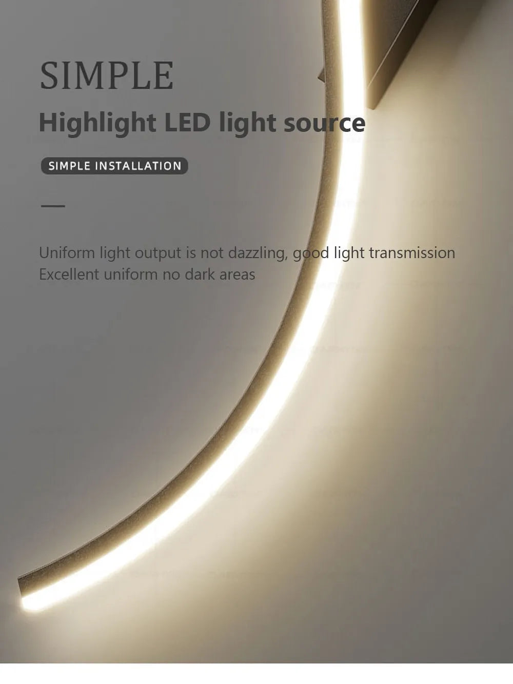 Modern LED Wall Lamp for Minimalist Home Lighting - Smarsty