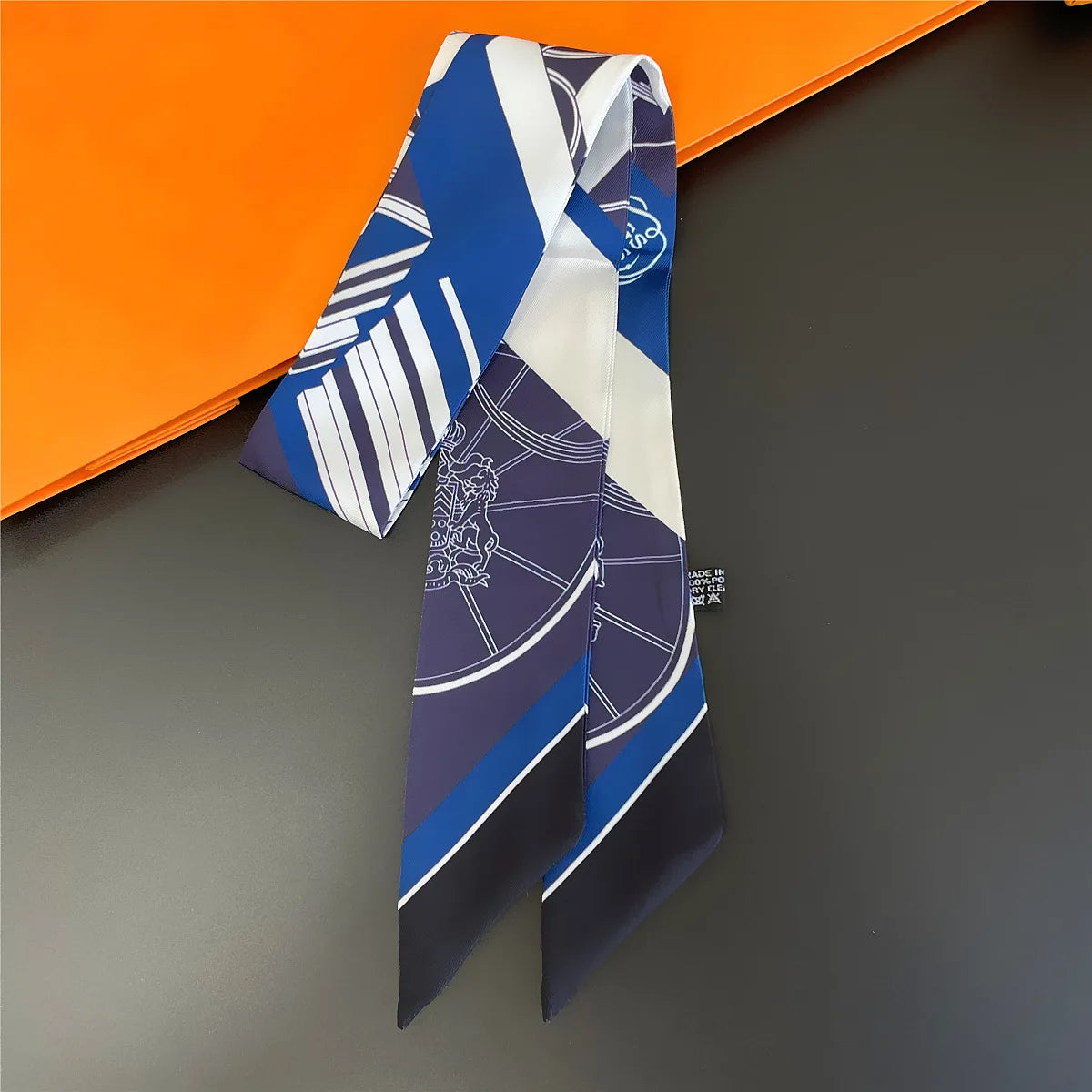 Women Long Scarf and Hair Tie Multifunctional Bandana - Smarsty