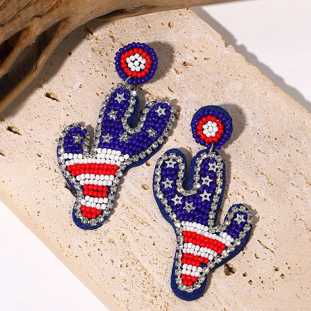 Handmade Bohemian Starfish Drop Earrings for Women - Smarsty