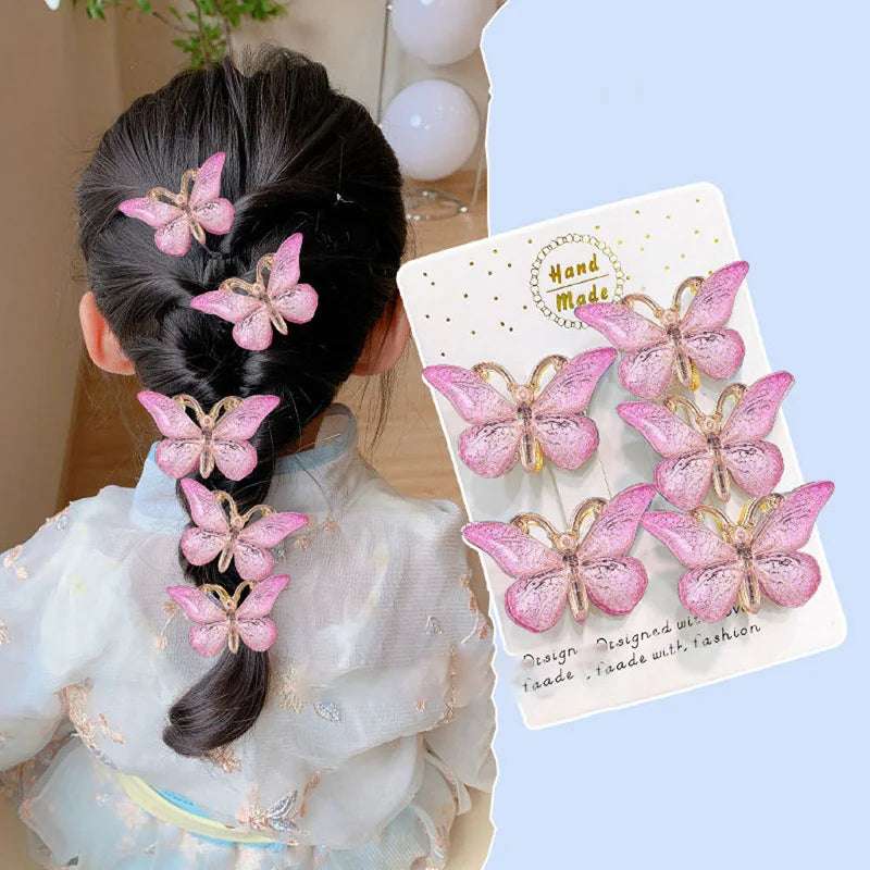 Cute Color Gradient Baby Hairpins Set for Girls - Smarsty
