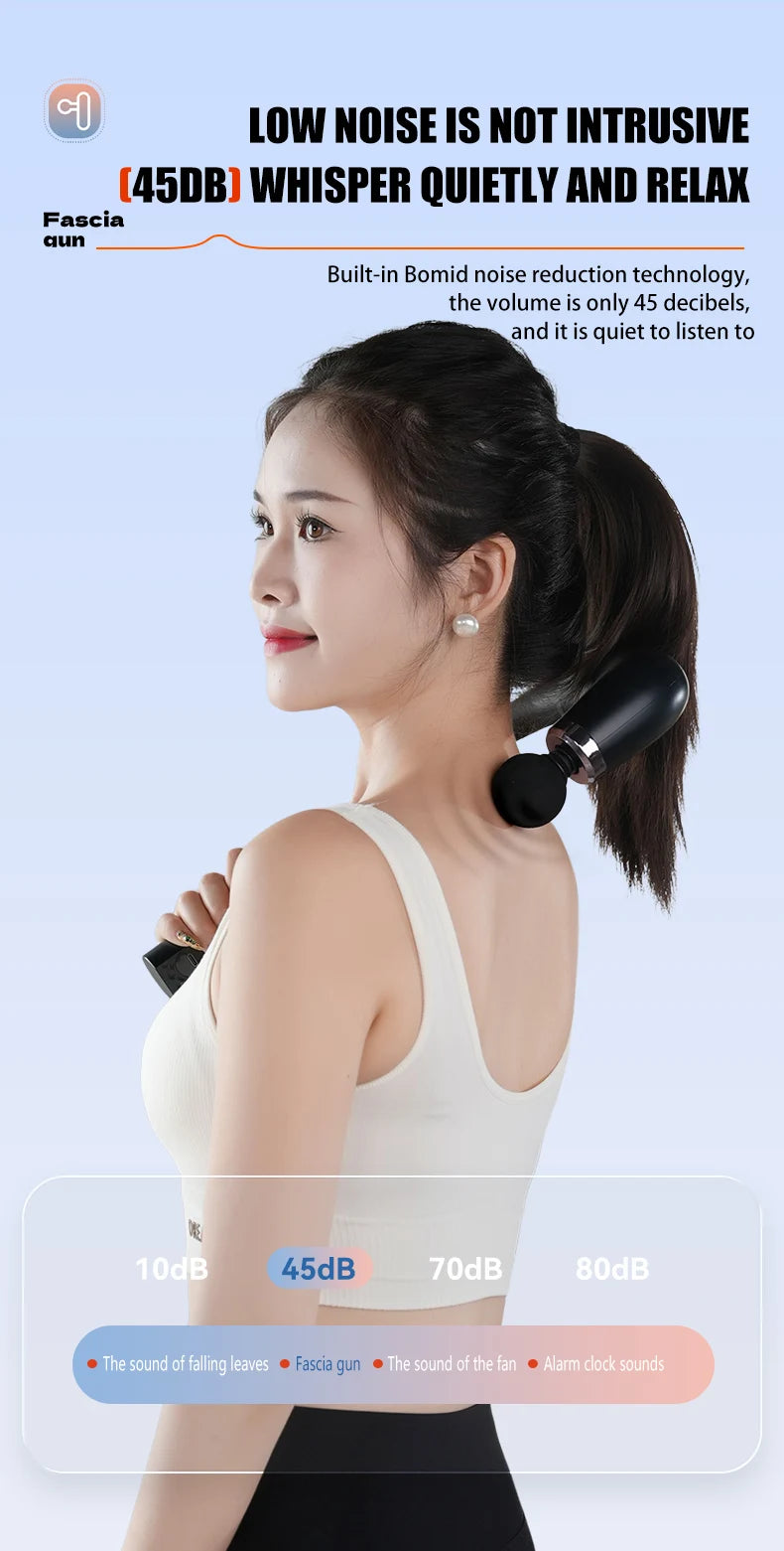 Electric Fascia Gun Massager for Body Relaxation - Smarsty