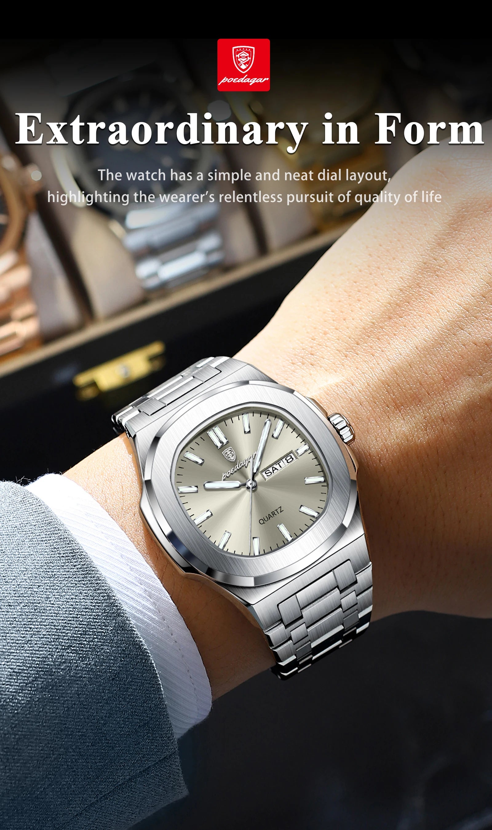 Luxury Waterproof Military Men's Watch with Luminous Feature - Smarsty