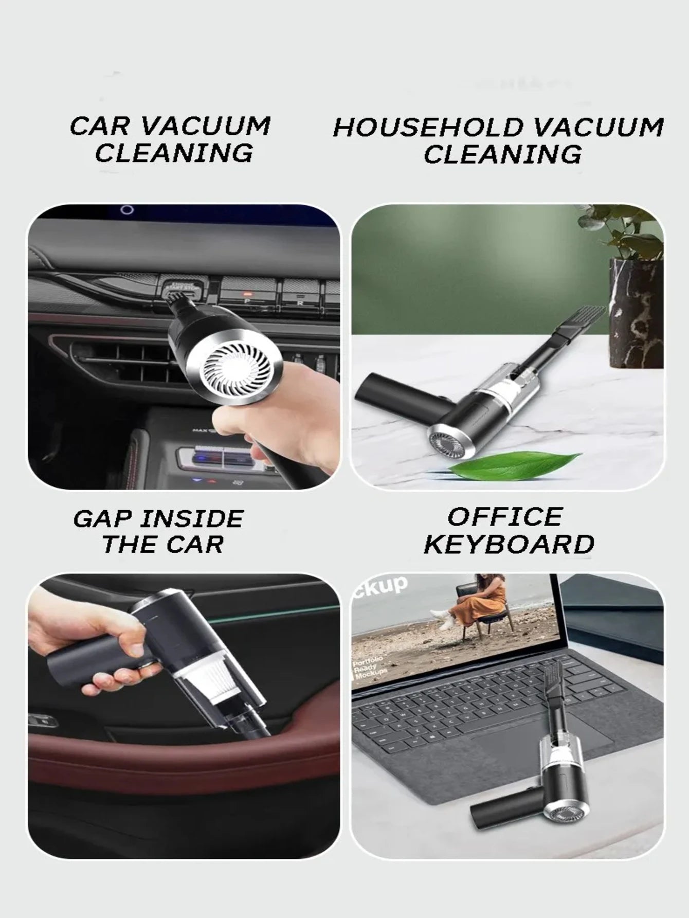 Wireless Keyboard Vacuum Cleaner With Powerful Suction