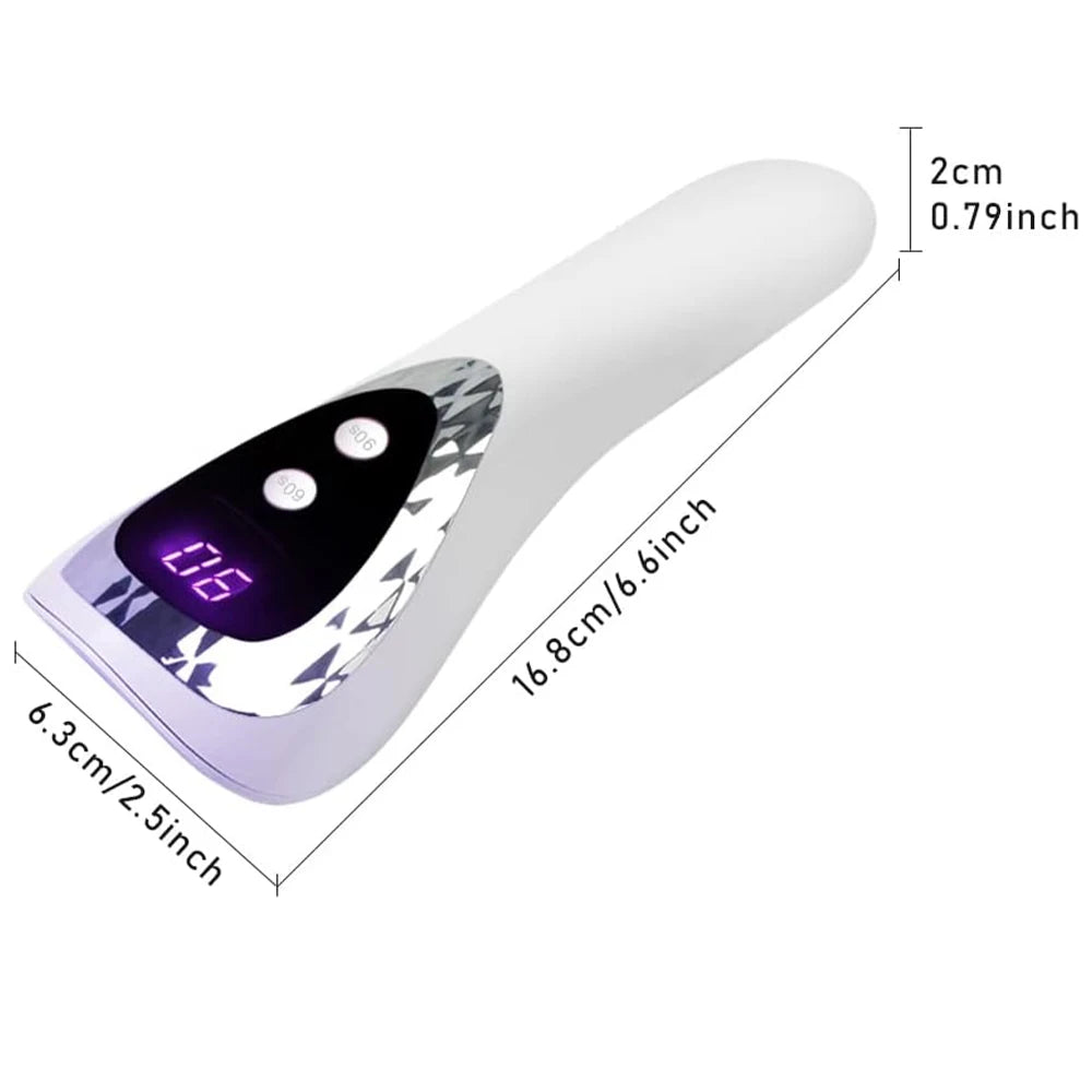 Handheld UV LED Nail Dryer Mini Rechargeable Lamp - Smarsty