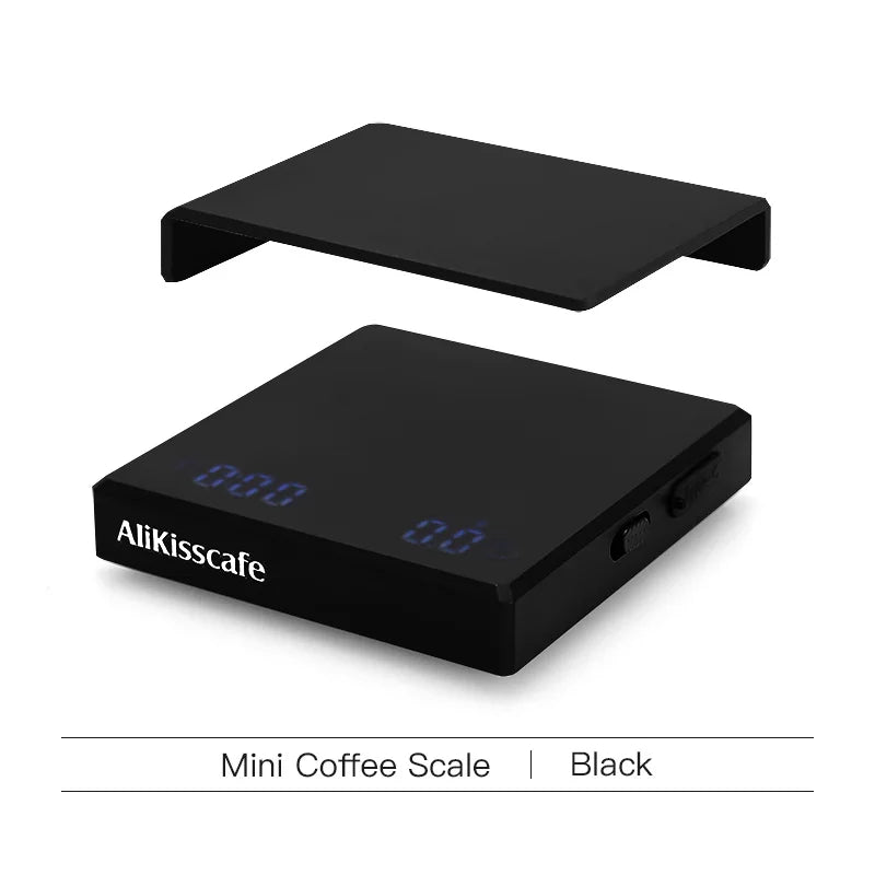 AliKisscafe Coffee Scale Digital Weight Electronic Kitchen Measuring Scales 0.1g High Precision Espresso Accessory Barista Tool by Smarsty