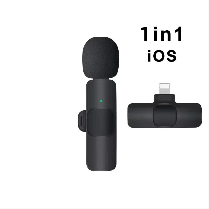 Portable Wireless Lavalier Microphone for Clear Live Streaming - Smarsty