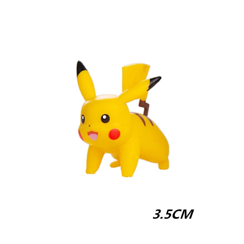Pokemon 4-13Cm New Cartoons Movie Anime Figure Pikachu Mewtwo Charmander Blastoise Gurado Pet Action Model Toy Gifts by Smarsty