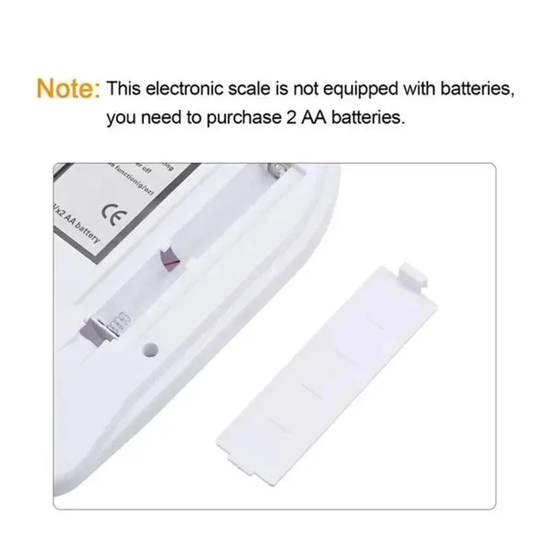 Digital Kitchen Scale 10kg with LED Display - Smarsty