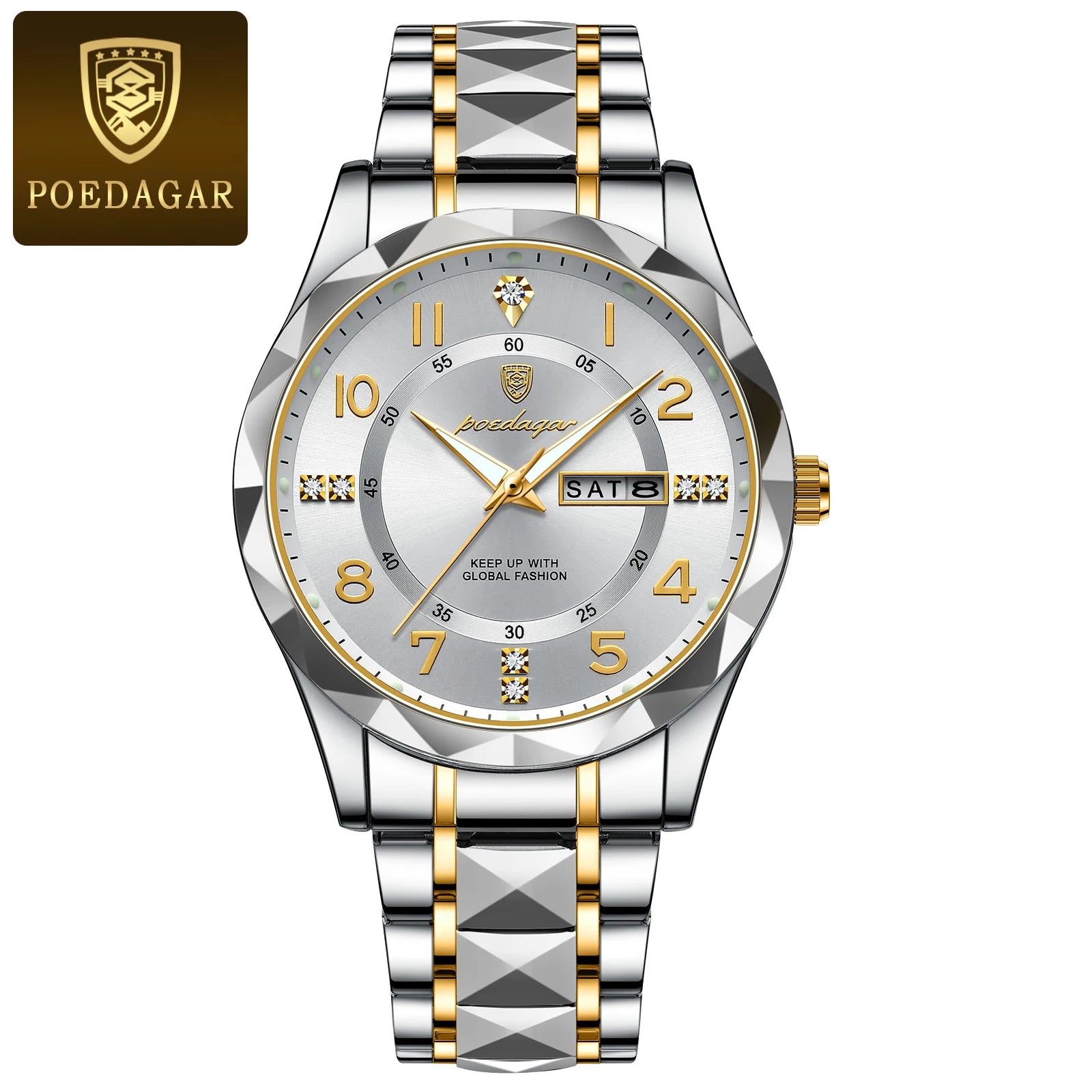 Luxury Waterproof Quartz Watch for Men with Luminous Dial - Smarsty