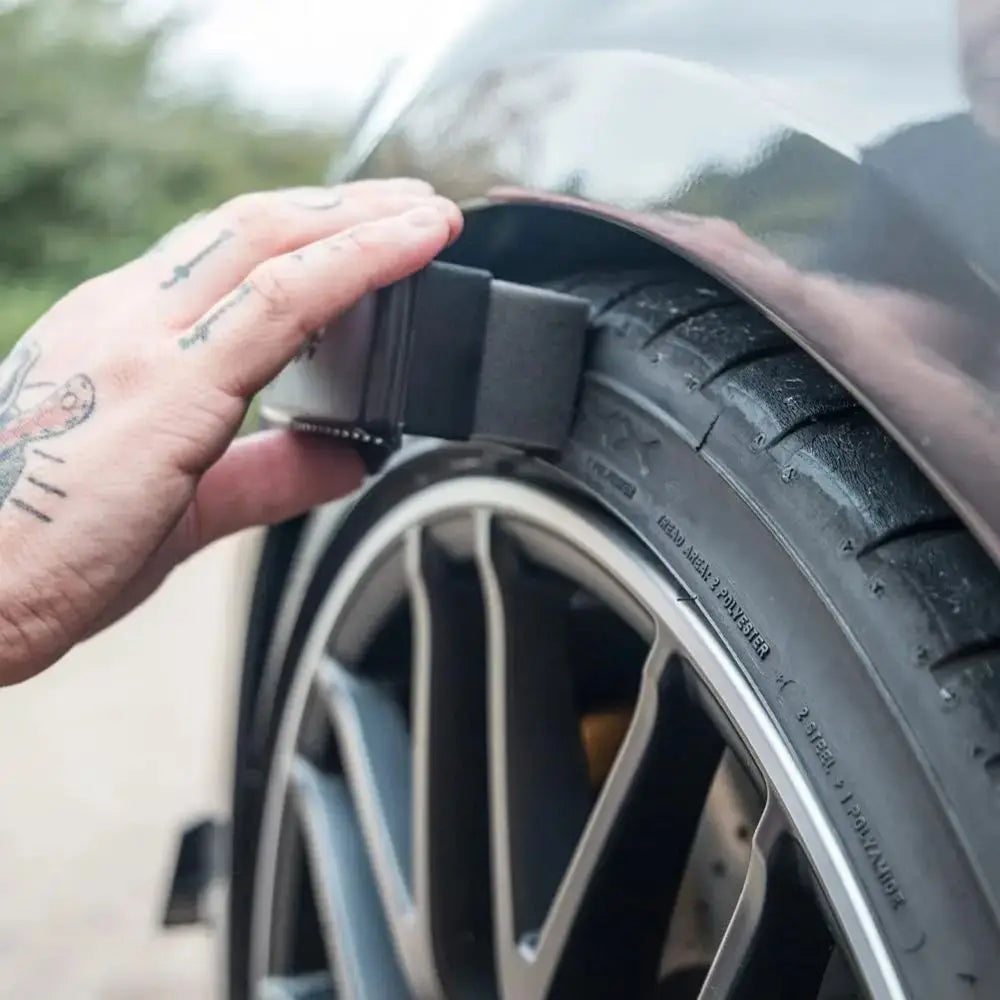 Car Wheel Polishing Brush With Cover And Tire Sponge Kit - Smarsty