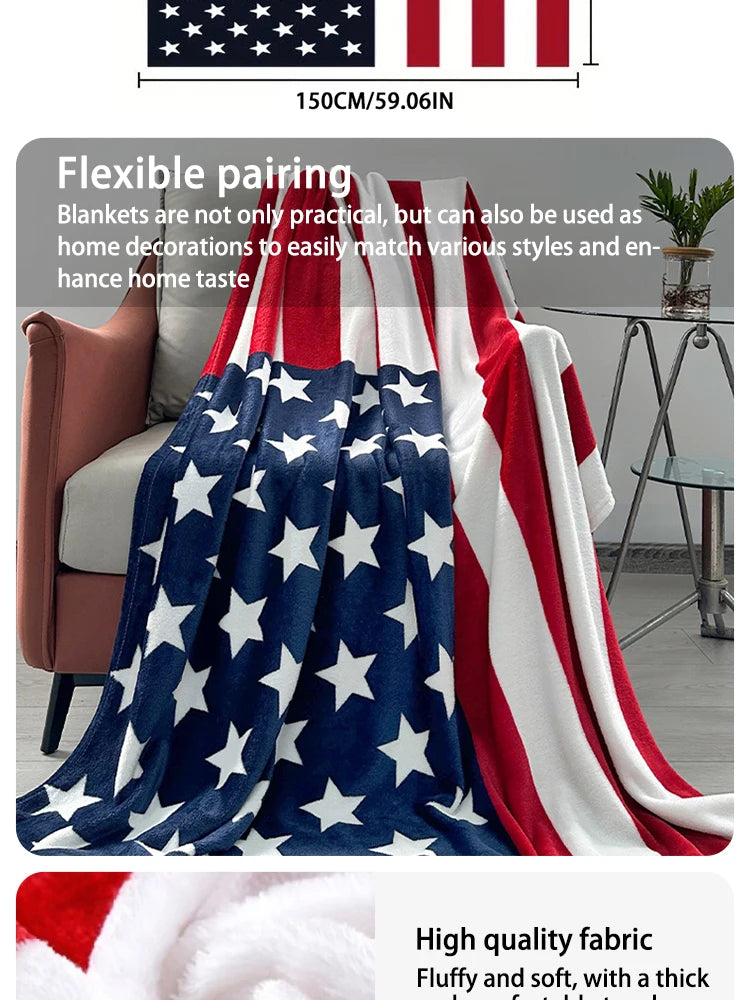 Warm Plush Bed Blanket for Sofas and Travel - Smarsty