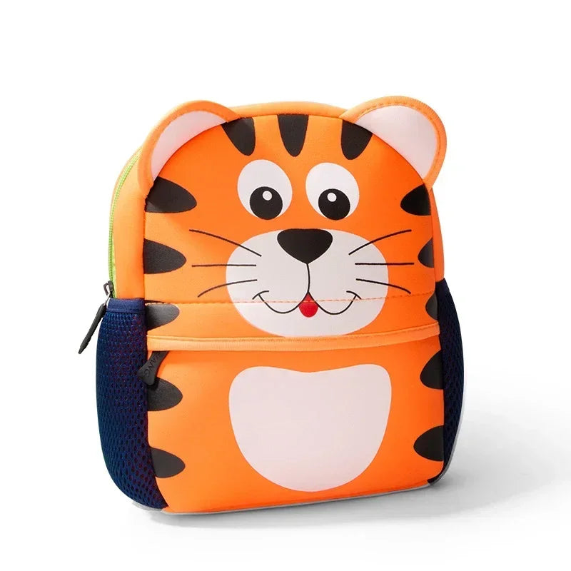 Cartoon Animal Kids Backpack With Durable Nylon Construction - Smarsty