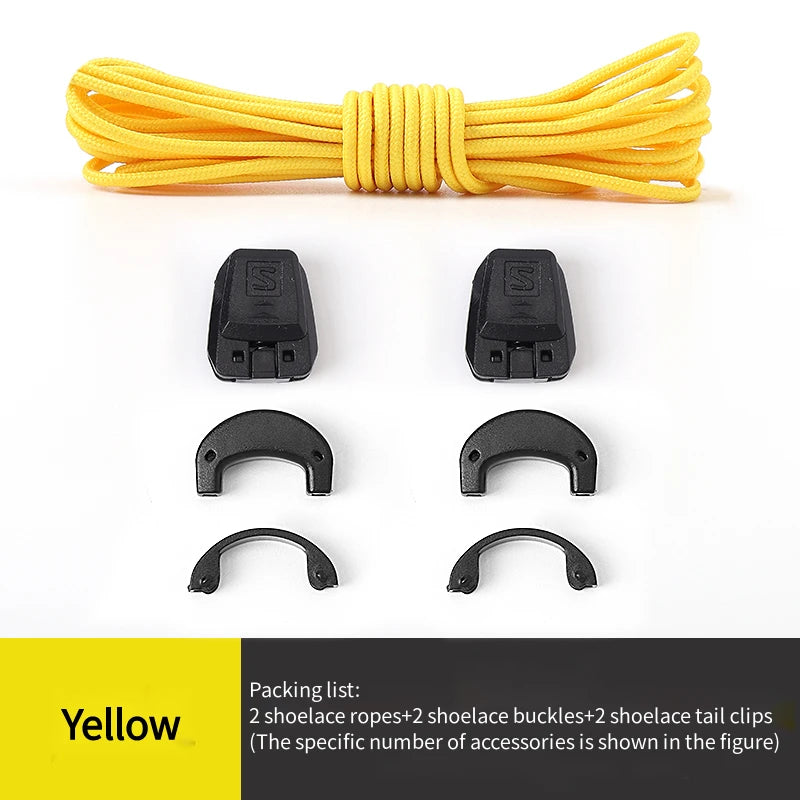 No tie Shoelaces Round Tennis Shoe laces Without ties Adult Kids Fashion Outdoor Running Sneakers Laces Shoes Accesories - Smarsty