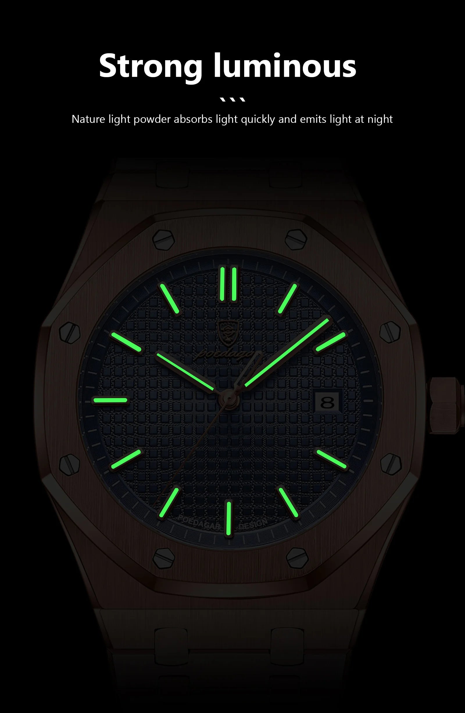 Luxury Waterproof Quartz Wristwatch for Men - Smarsty