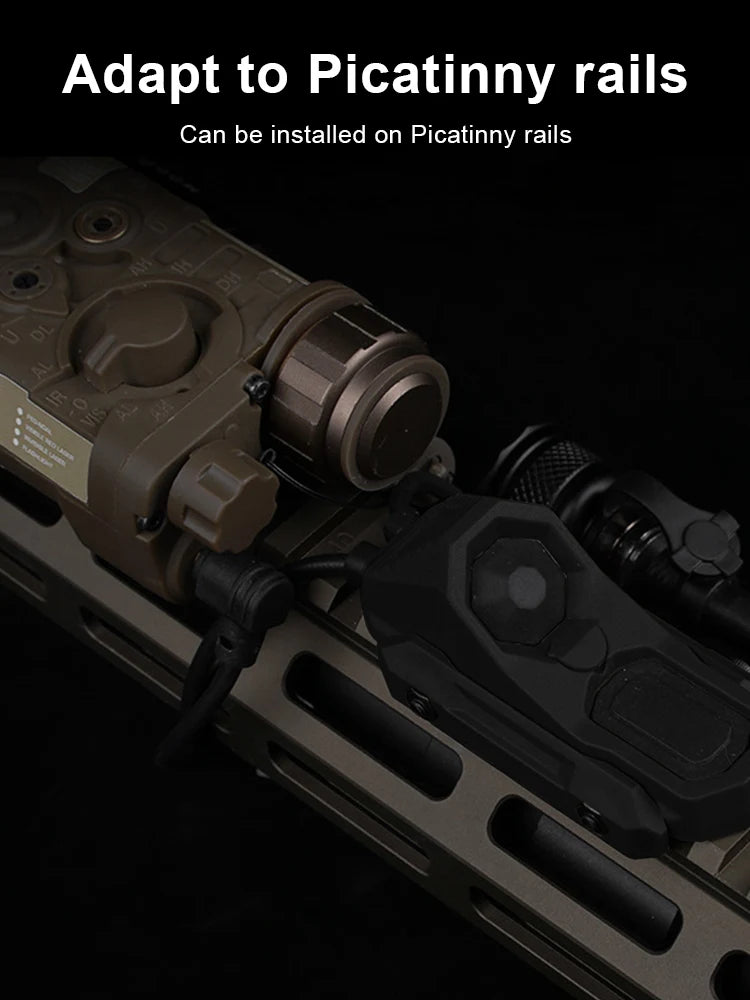 AXON PEQ Laser Pushbutton Dual Button Remote Activation Pressure Switch for SF Flashlight Laser Pointer Comb