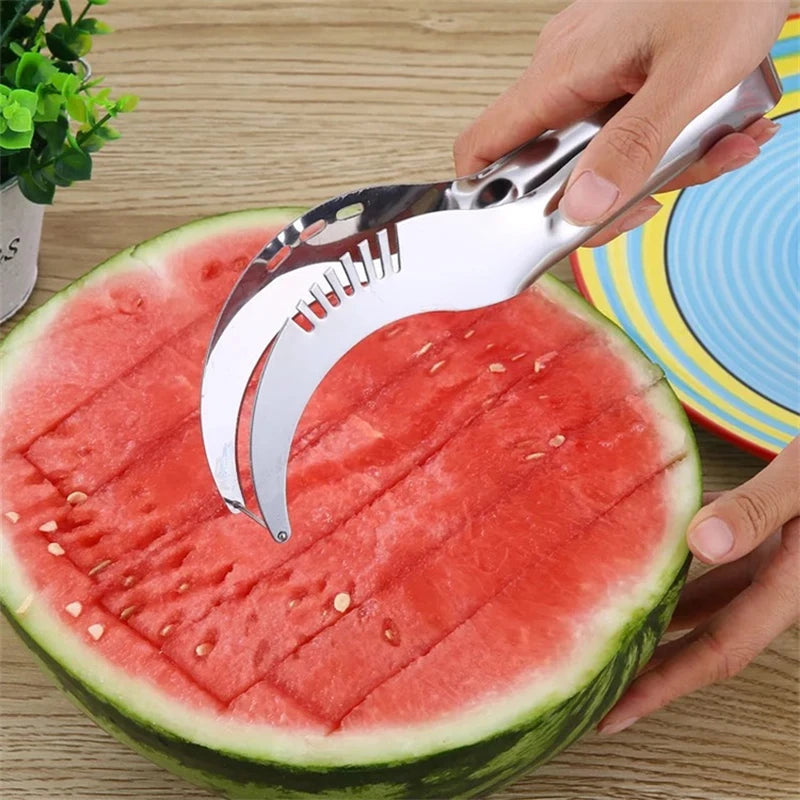 Stainless Steel Windmill Watermelon Cutter Artifact Salad Fruit Slicer Cutter Tool Watermelon Digger Kitchen Accessories Gadgets by Smarsty