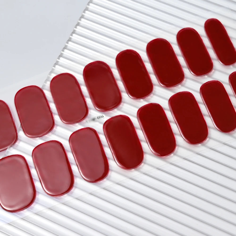 Long-Lasting Semi-Cured Gel Nail Stickers for Easy Application - Smarsty