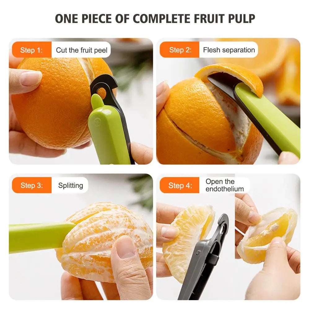 Multifunctional Kitchen Fruit Peeling Tool Lemon Oranges Tool Deseed Orange Peeler Pulp Mango Peeler Deseed Orange Knife by Smarsty