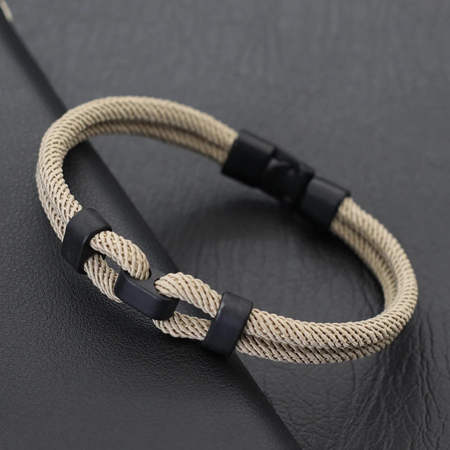 Personalized Thread Bracelet for Men with Easy Hook Closure - Smarsty