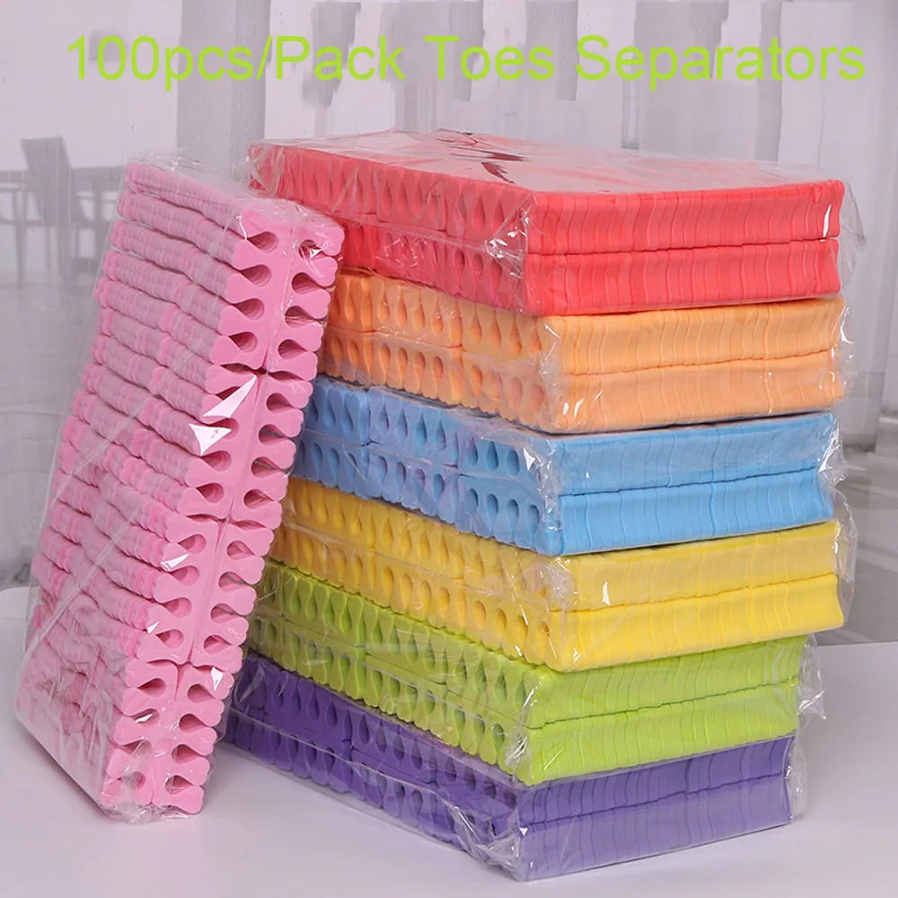 Soft Silicone Toe Separators for Nail Art Practice - Smarsty