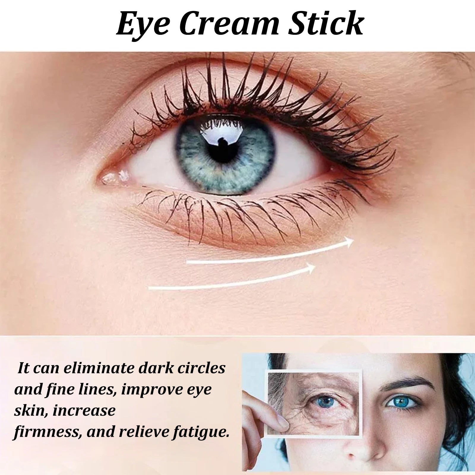 Snail Eye Cream Stick for Dark Circles and Puffiness - Smarsty