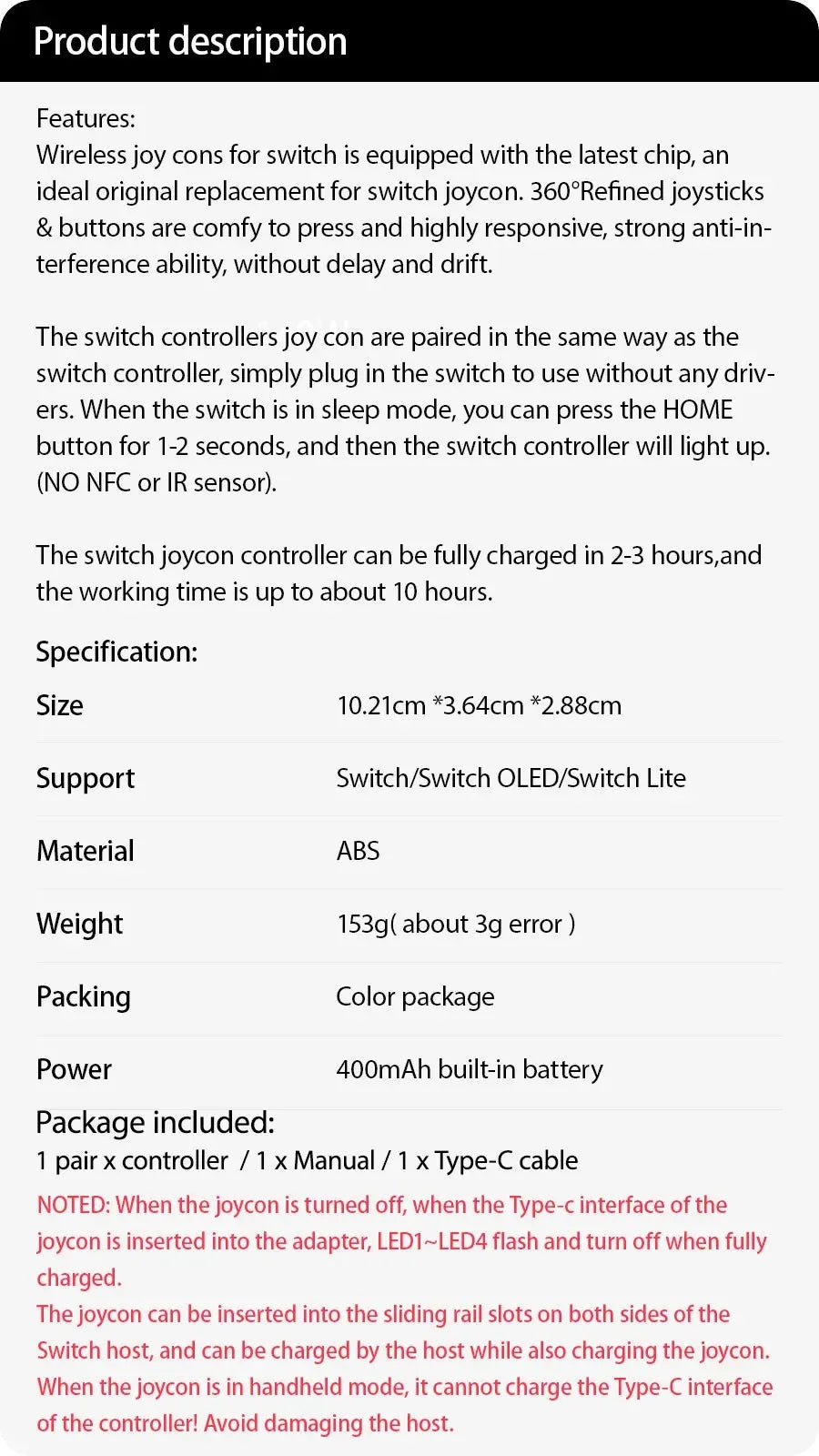 Wireless Gamepad Controller for Switch and PC with Turbo Feature - Smarsty