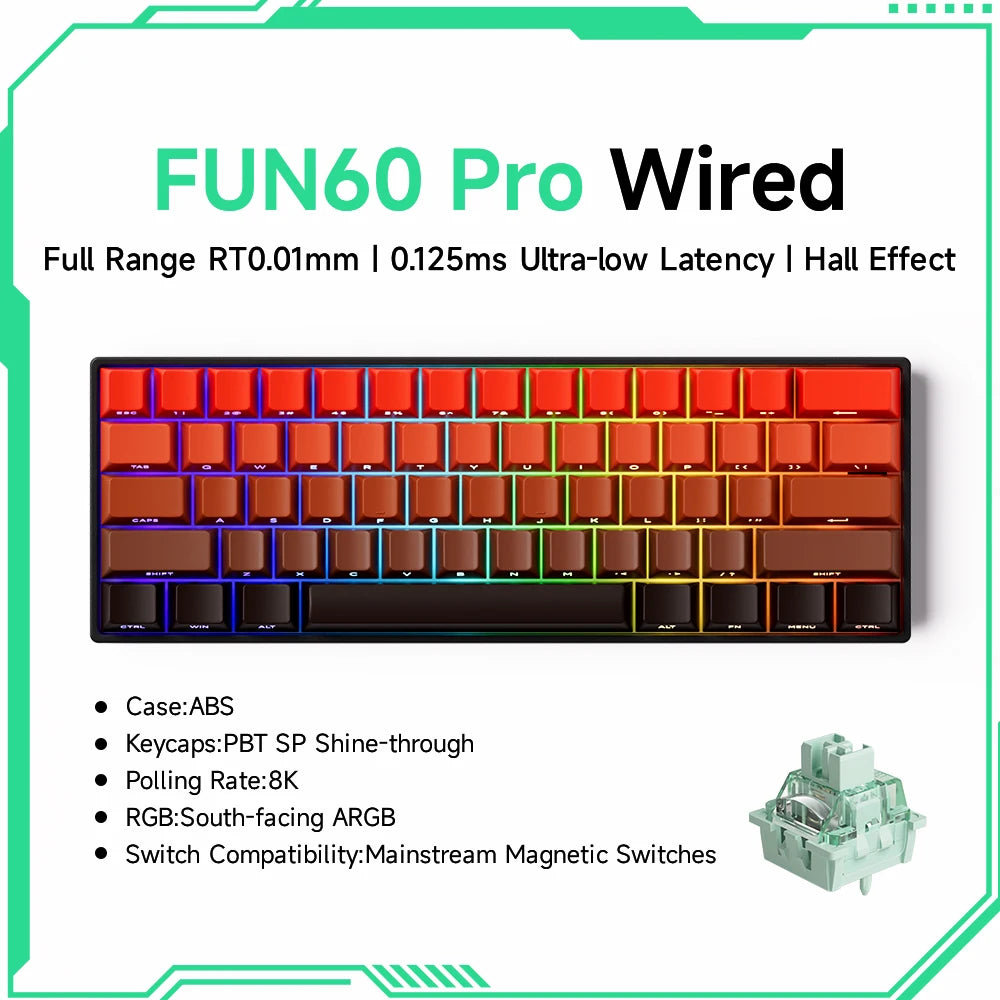 MonsGeek 60 Percent Mechanical Gaming Keyboard For Esports