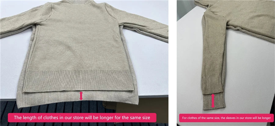 Turtleneck Winter Sweater Women Elegant Thicken Velvet Lined Warm Sueter Knitted Pullover Slim Tops Jersey Knitwear Jumper New - Smarsty