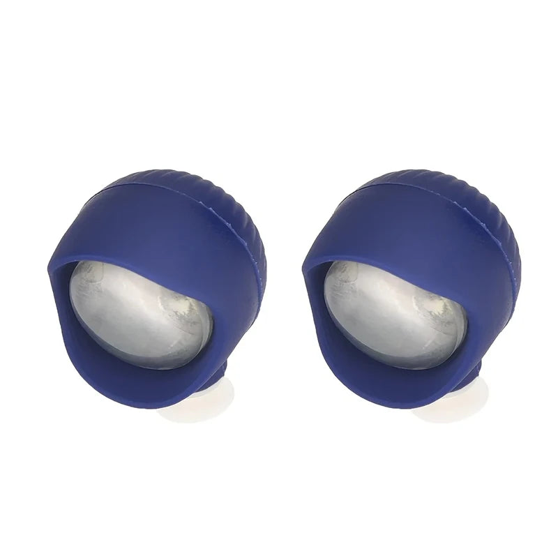 2pcs Shoe Lights PVC LED Headlight Shoe Charms Accessories for Night Rides, Walk & Dog Walks Outdoor Activities,3 Lighting Modes