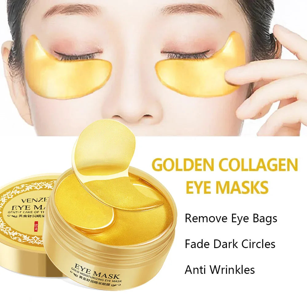 Seaweed Gold Collagen Eye Masks for Dark Circles and Puffiness - Smarsty