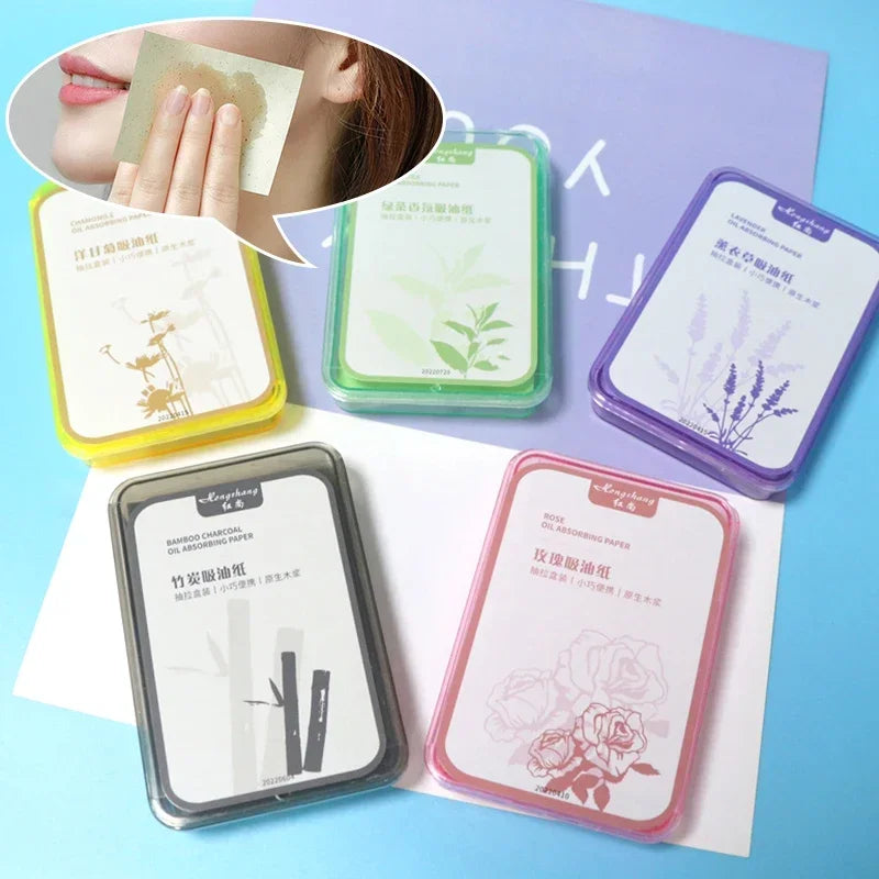 300 Pcs Oil Control Face Blotting Sheets for Clear Skin - Smarsty