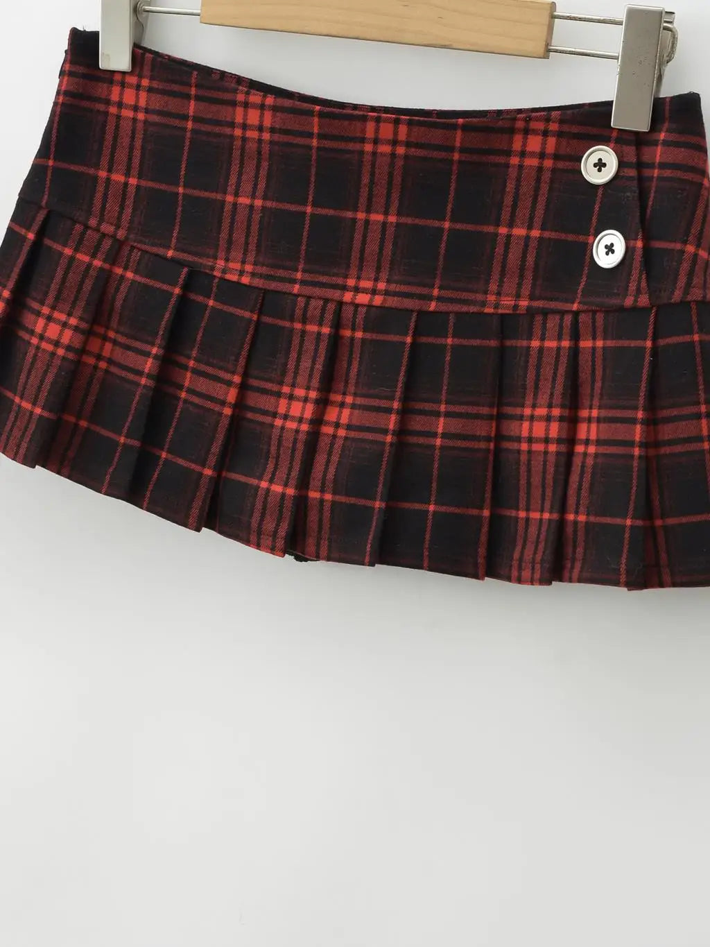 Summer Mini skirts for woman vintage korean fashion plaid skirts for women y2k skirts pleated red plaid skirts preppy style - Smarsty