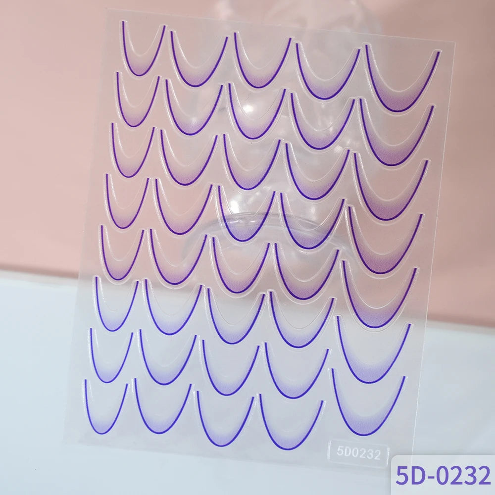 Self-Adhesive French Lines Nail Stickers for Easy Manicure - Smarsty