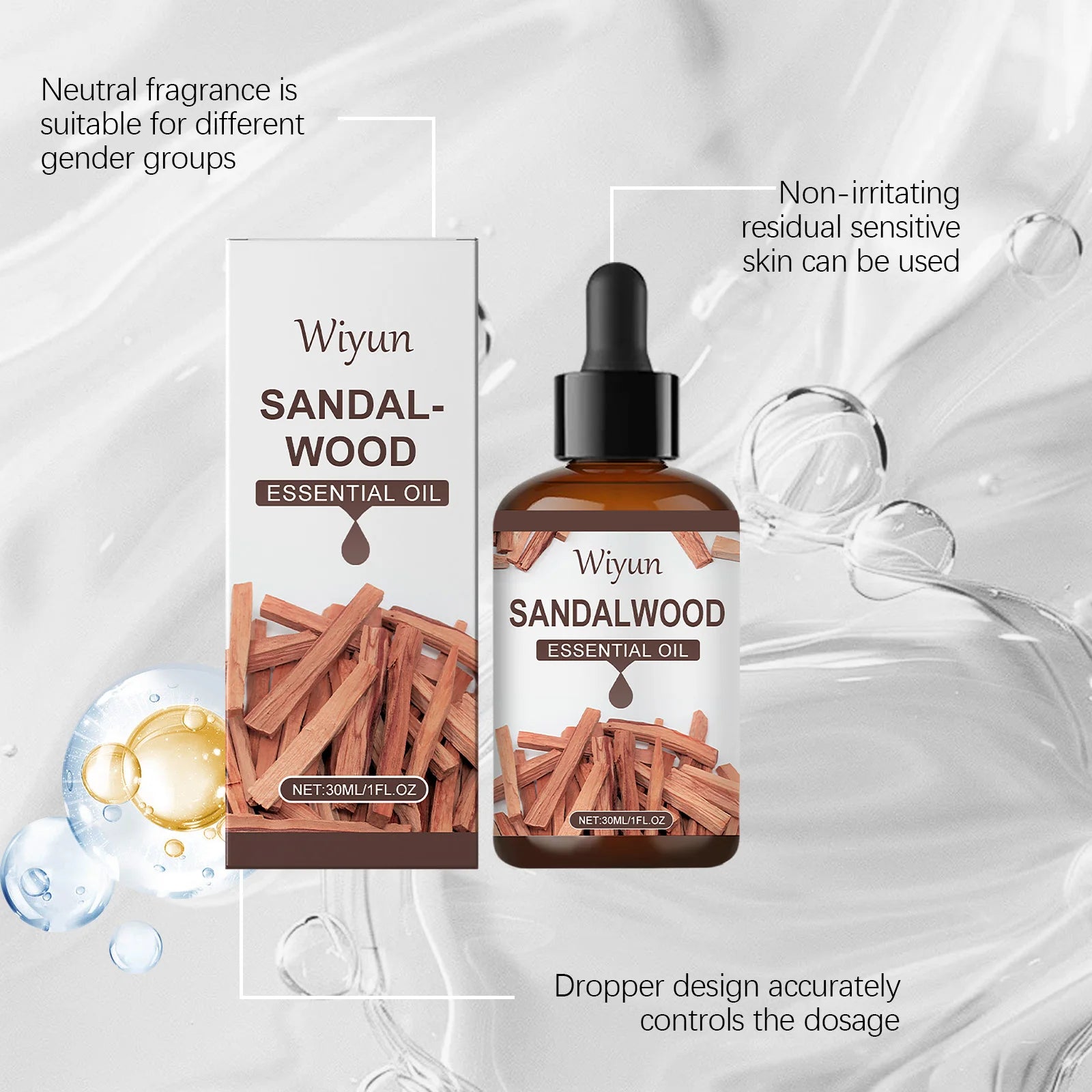 Sandalwood Essential Oil for Skin and Aromatherapy - Smarsty