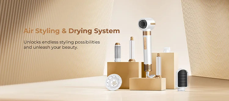 High Speed 7 In 1 Hair Dryer Brush with Diffuser - Smarsty