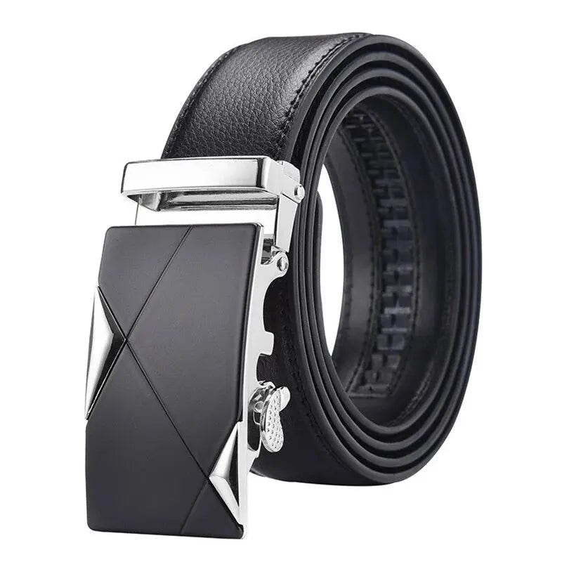 Luxury Men's PU Leather Belt Soft Comfortable Fit - Smarsty
