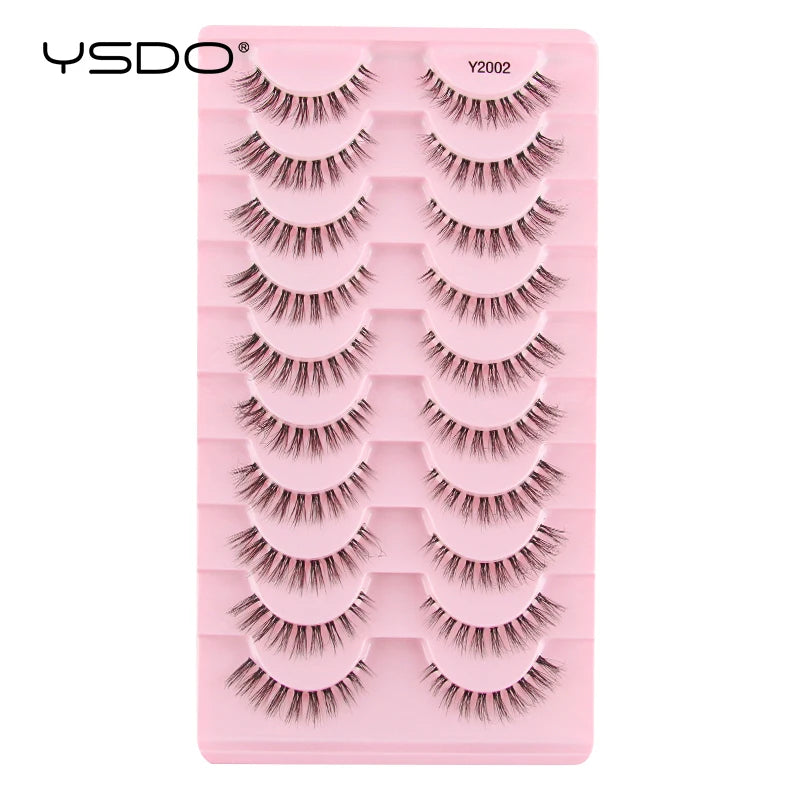 YSDO Natural Full Cat Eye False Eyelashes 3D Effect - Smarsty
