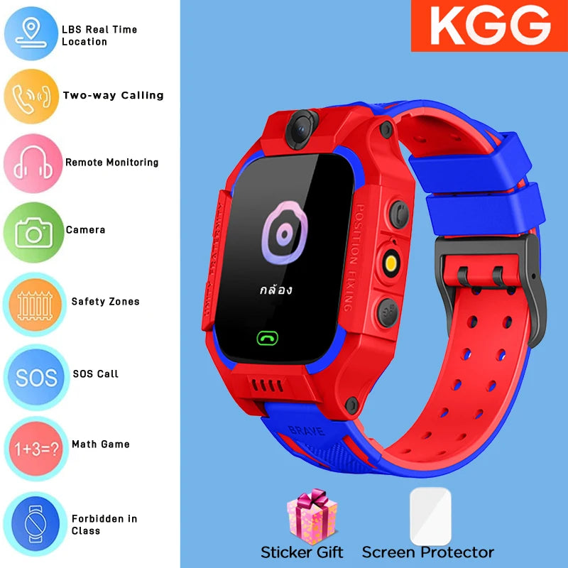 4G Kids Smart Watch With SOS Call And Waterproof Design - Smarsty