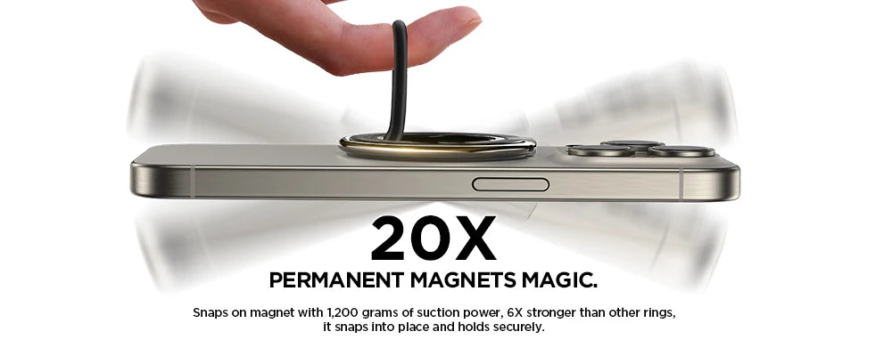 MagSafe Phone Ring Holder With Durable Silicone Grip - Smarsty