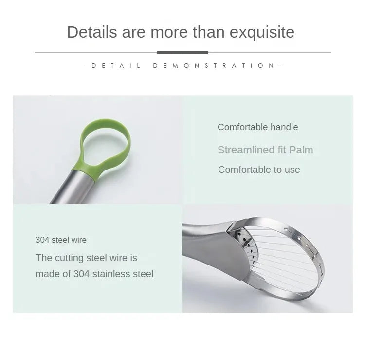 Avocado Knife Gadget Stainless Steel Cutters Kitchen Gadgets Fruit Cutting Artifact All for Kitchen and Home Dragon Fruit Slices by Smarsty