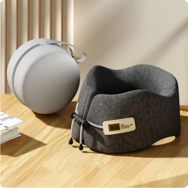 Memory Foam U-Shaped Travel Pillow for Neck Support - Smarsty