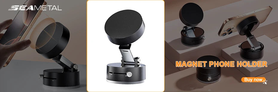 SEAMETAL Car Dashboard Phone Bracket Universal Auto Cellphone Stand For GPS Navigation Universal Desk Windshield Hanging Holder - Smarsty
