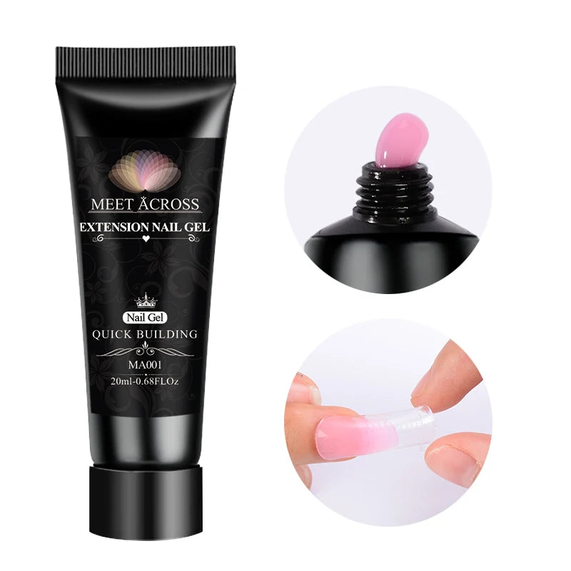 Nail Extension Gel Polish Set for Stunning Manicures - Smarsty
