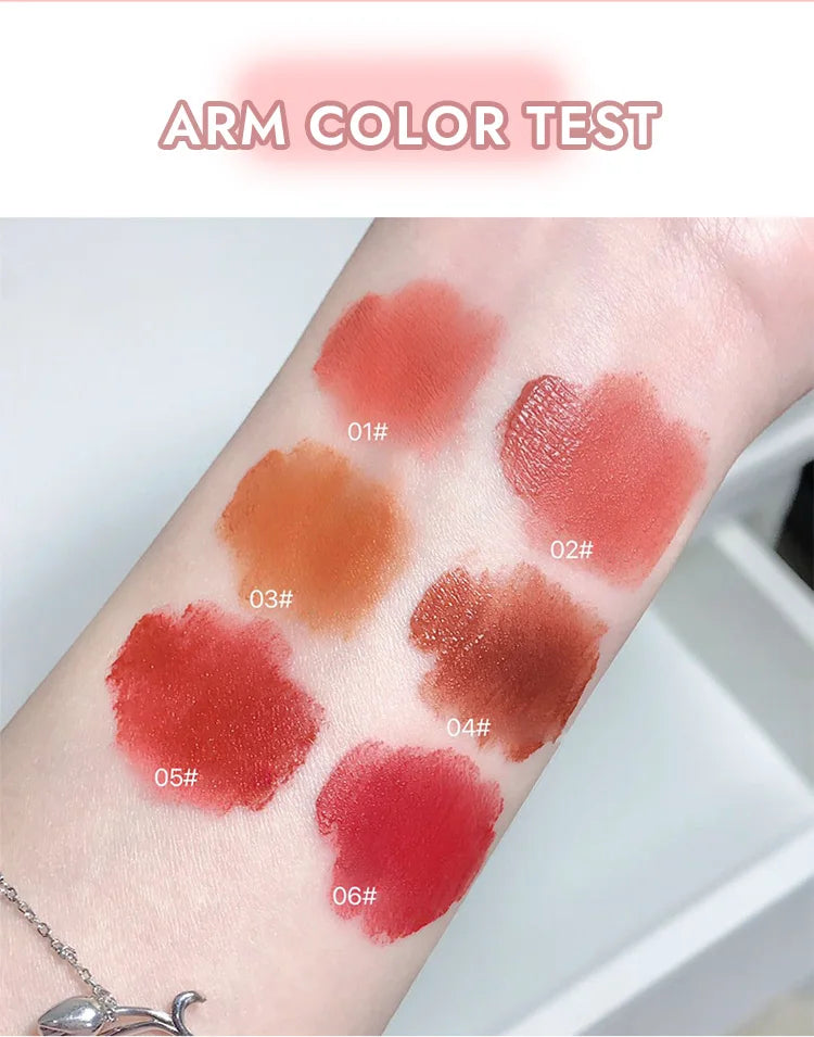 Gege Bear Rabbit Matte Velvet Lip Glaze Long Lasting Moisture - Smarsty