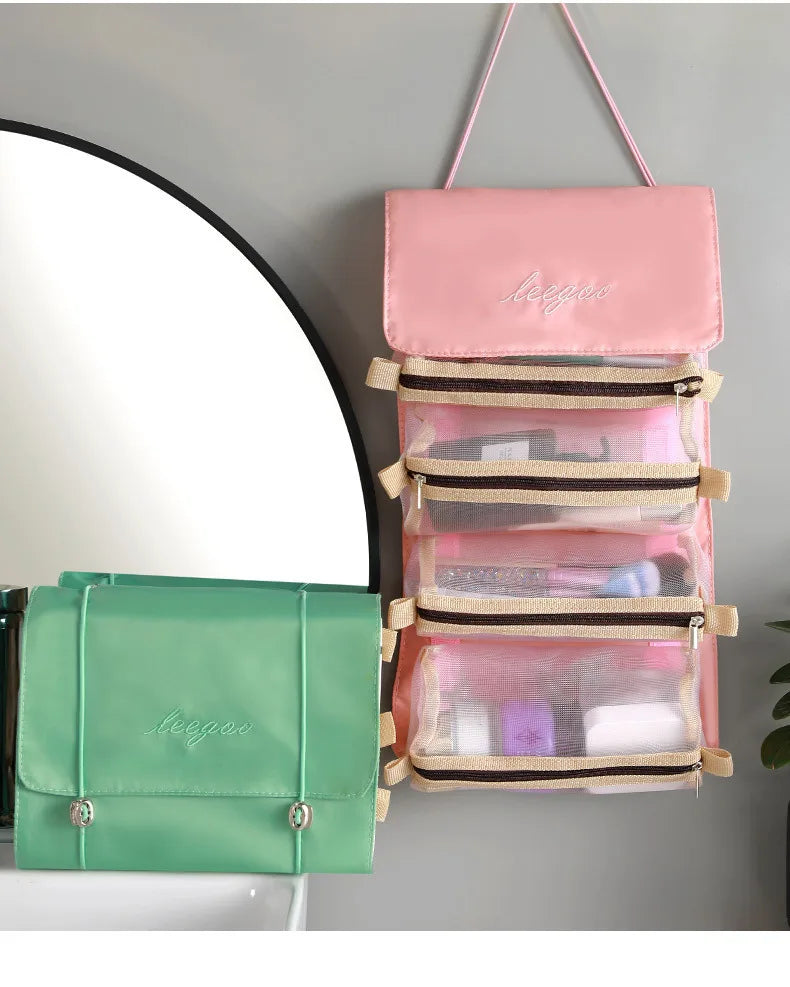 Transparent Cosmetic Bag Travel Organizer For On The Go - Smarsty