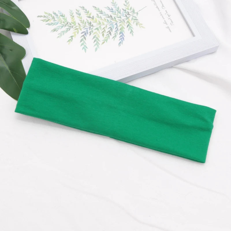 Cotton Stretch Headband For Women Men Comfortable Workout - Smarsty