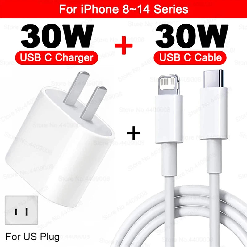 Efficiently 30W USB C Fast PD Charger For iPhone Pro - Smarsty