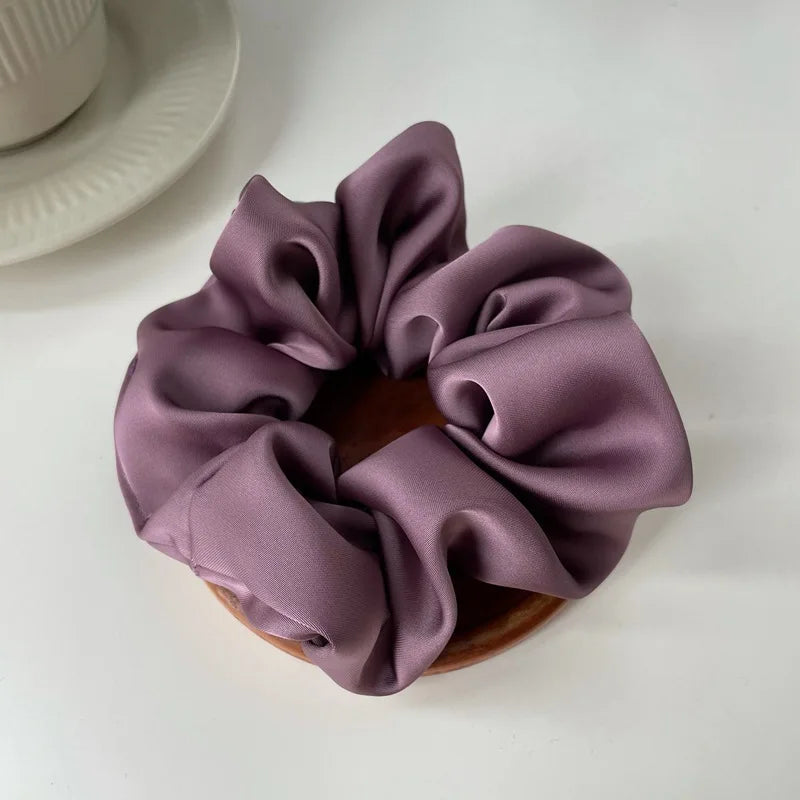 Satin Scrunchies Hair Accessories Gentle Soft Hold Premium - Smarsty