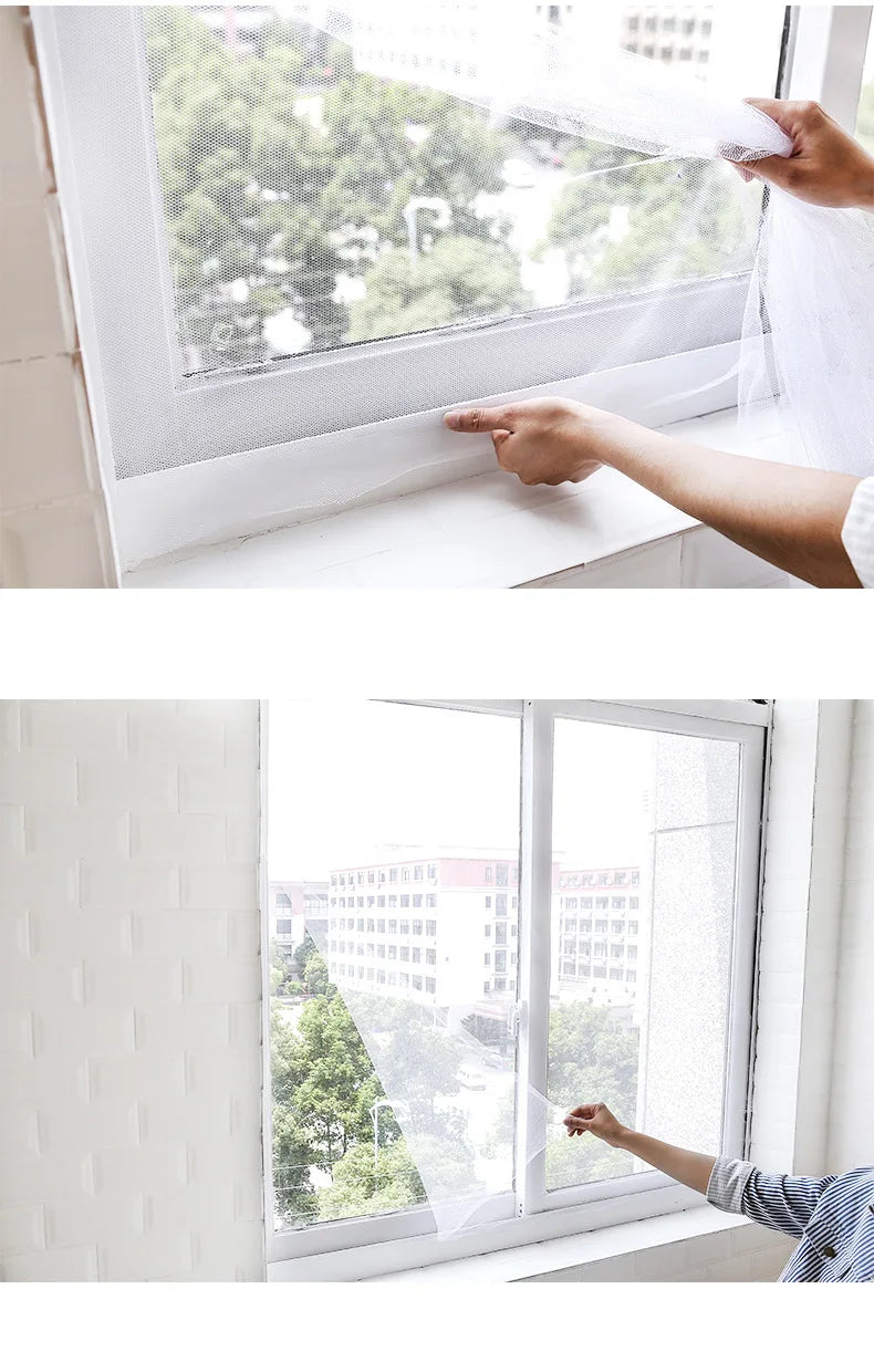 DIY Self-Adhesive Mosquito Window Screen for Indoor Use - Smarsty